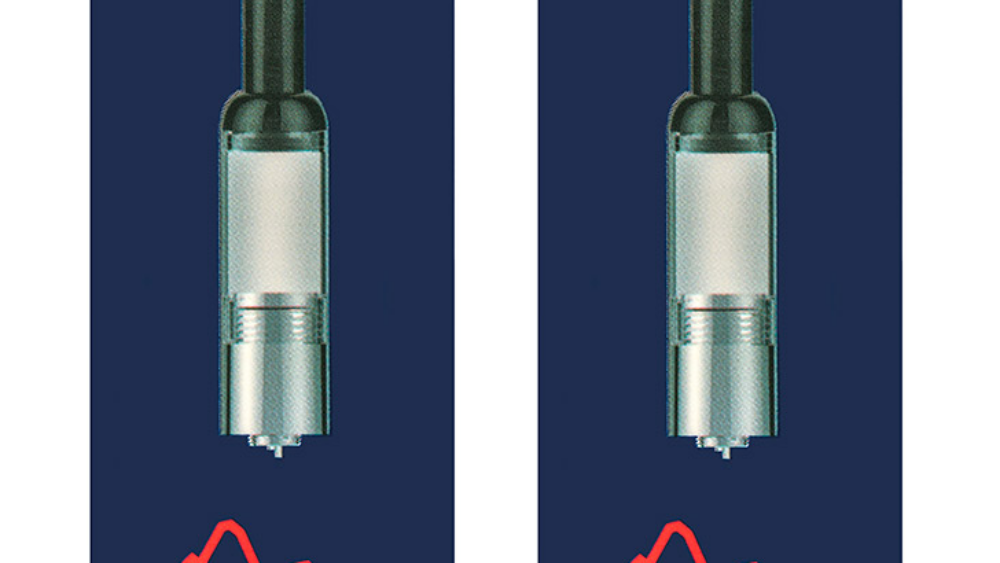 Two identical Boulder replacement ceramic oven and tank kits for vaping devices.